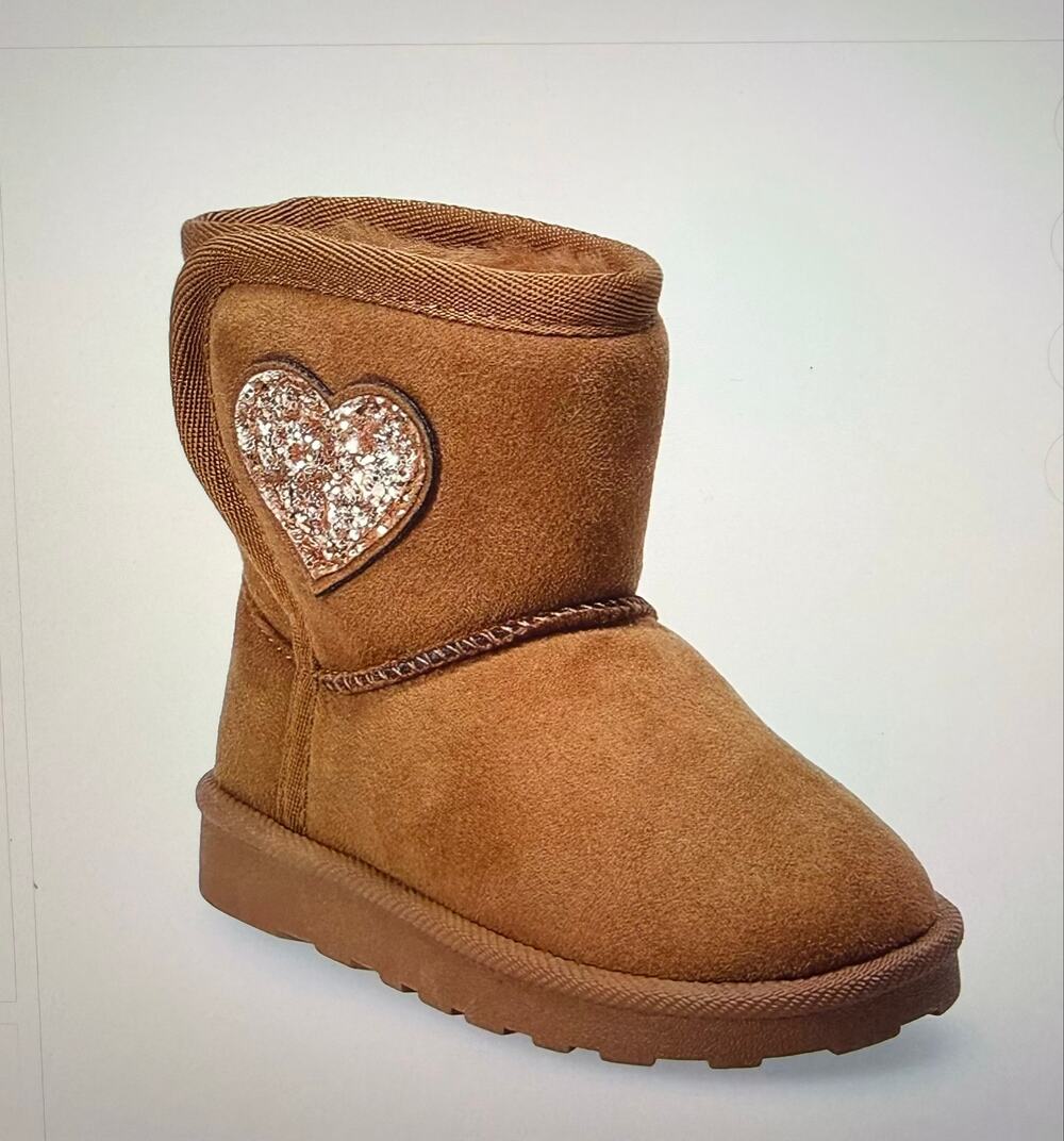Jumping Beans® Munchie Toddler Girls Pull-On Faux Fur Boots Size 9